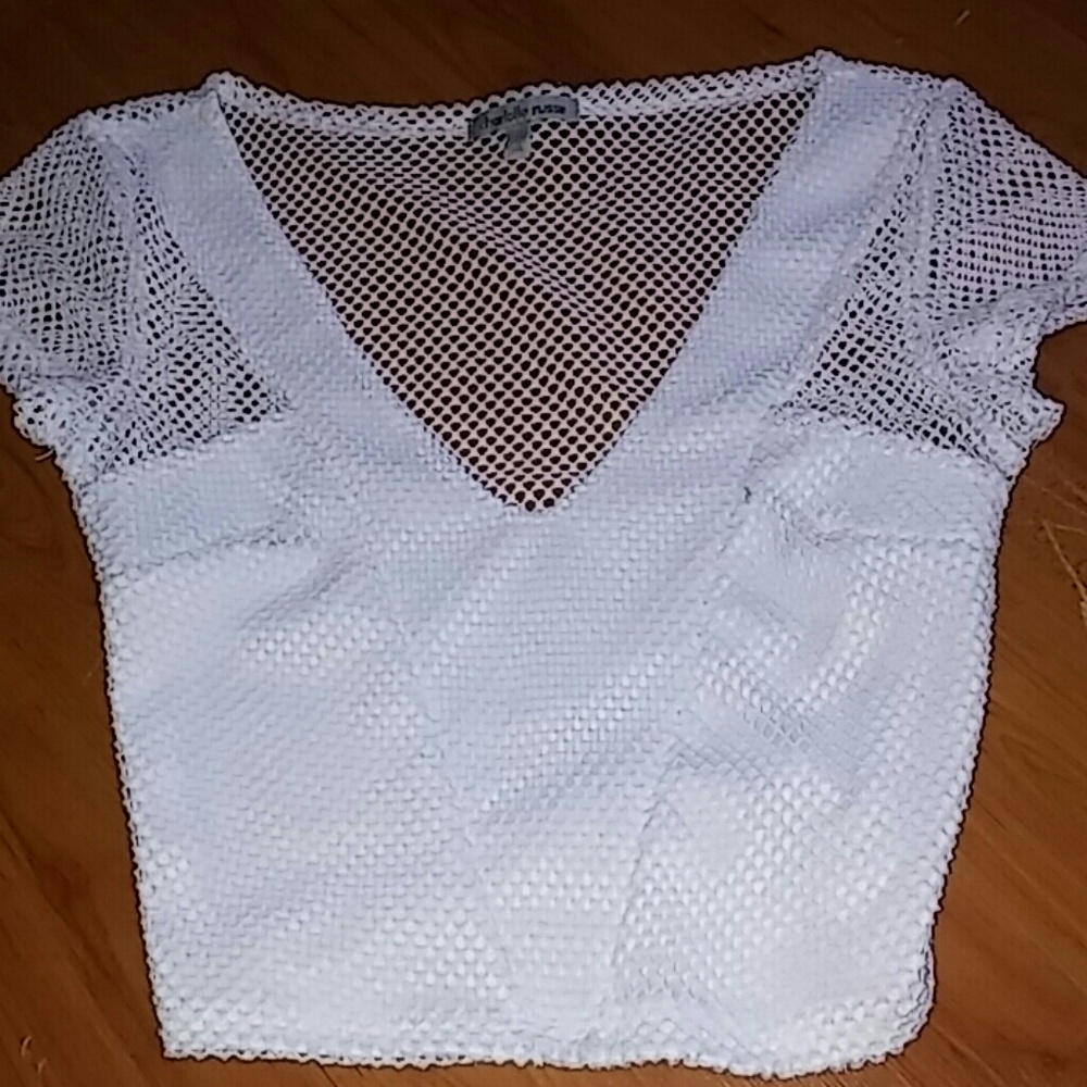 Crop Top Fish Net